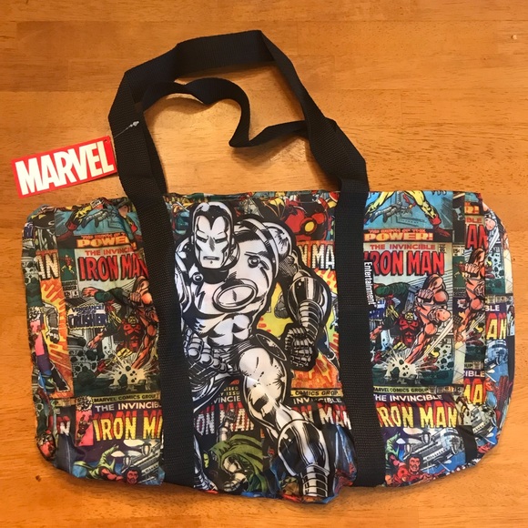 marvel comics duffle bag